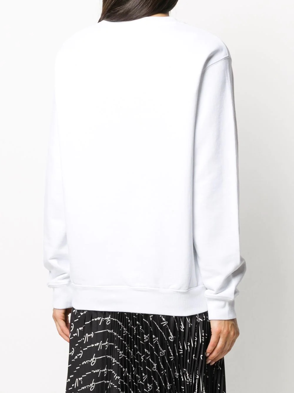 script logo sweatshirt - 4