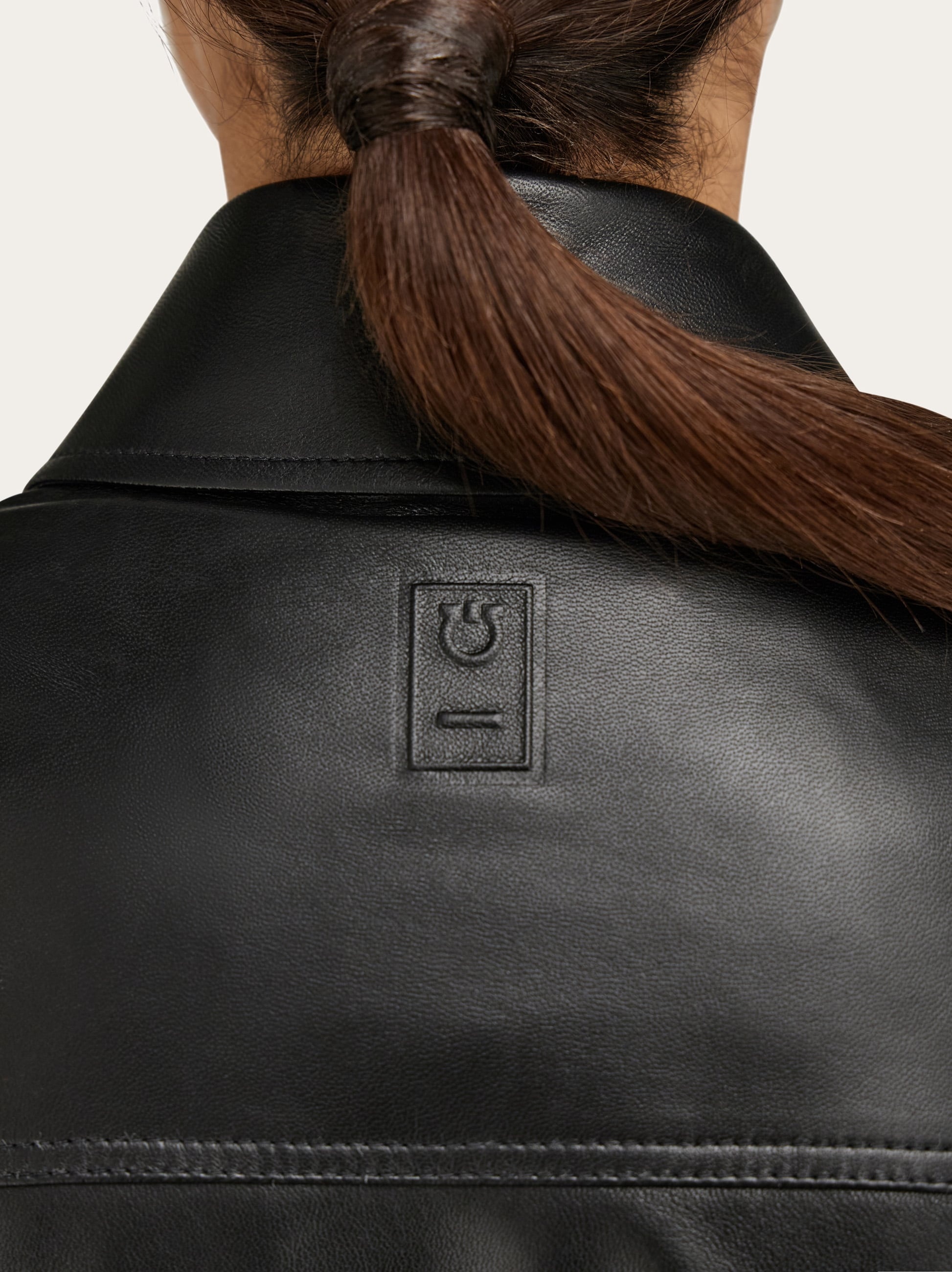Biker jacket with vertical zip detail - 6