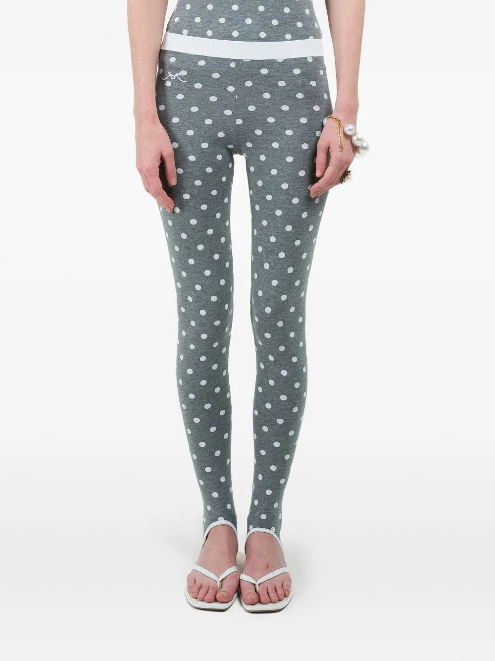 polka-dot leggings - 1
