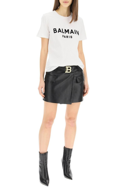 Balmain FLOCKED LOGO T-SHIRT outlook