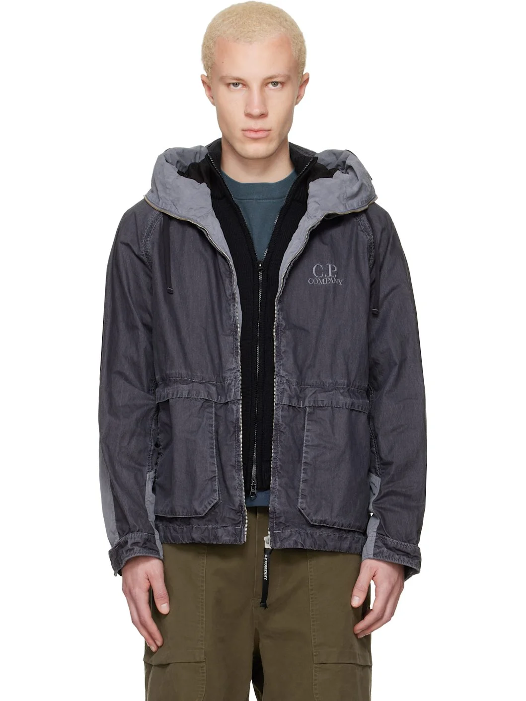 Gray 50 Fili Wax Explorer Jacket - 1