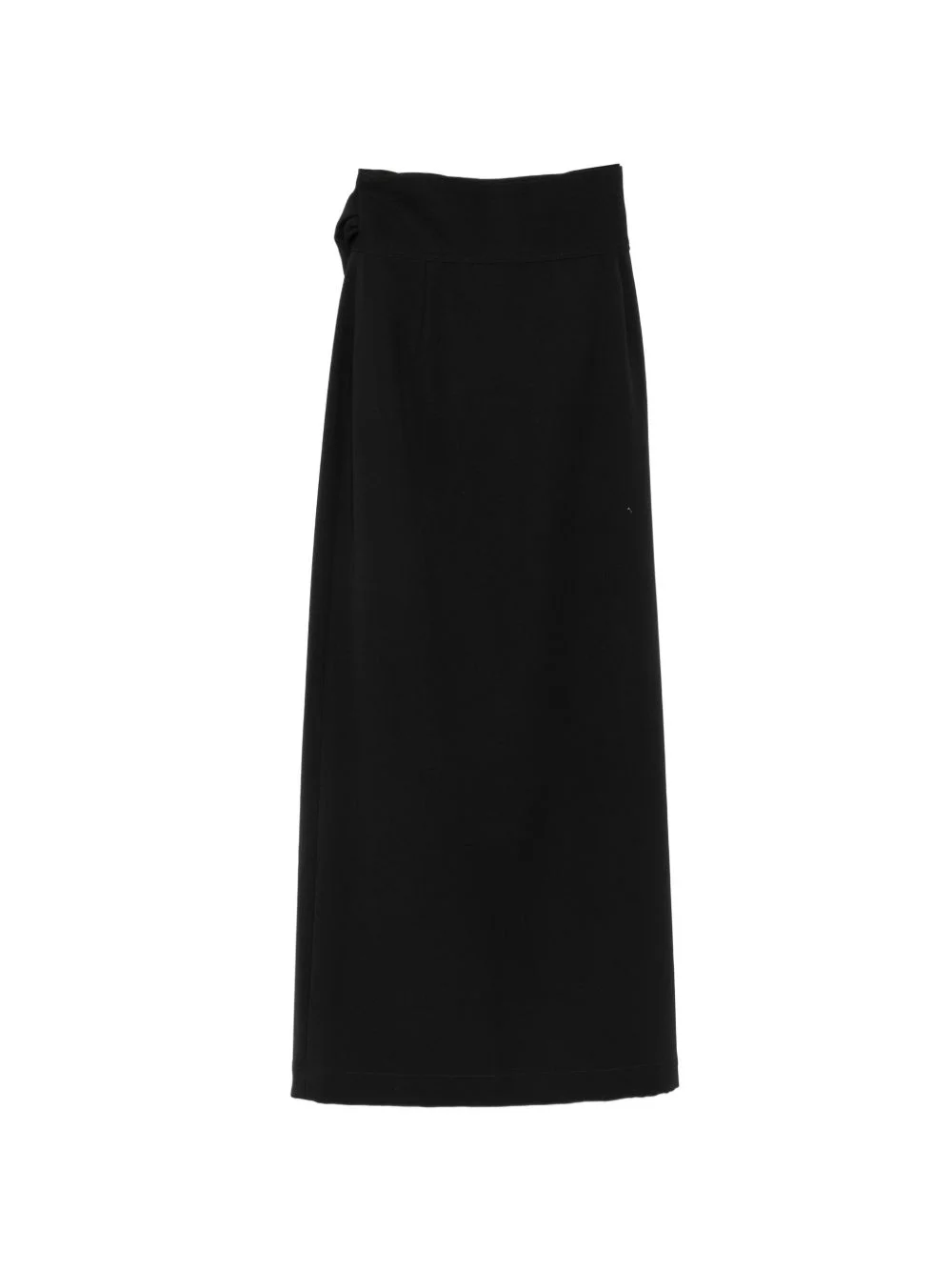 tie-fastening wrap maxi skirt - 1