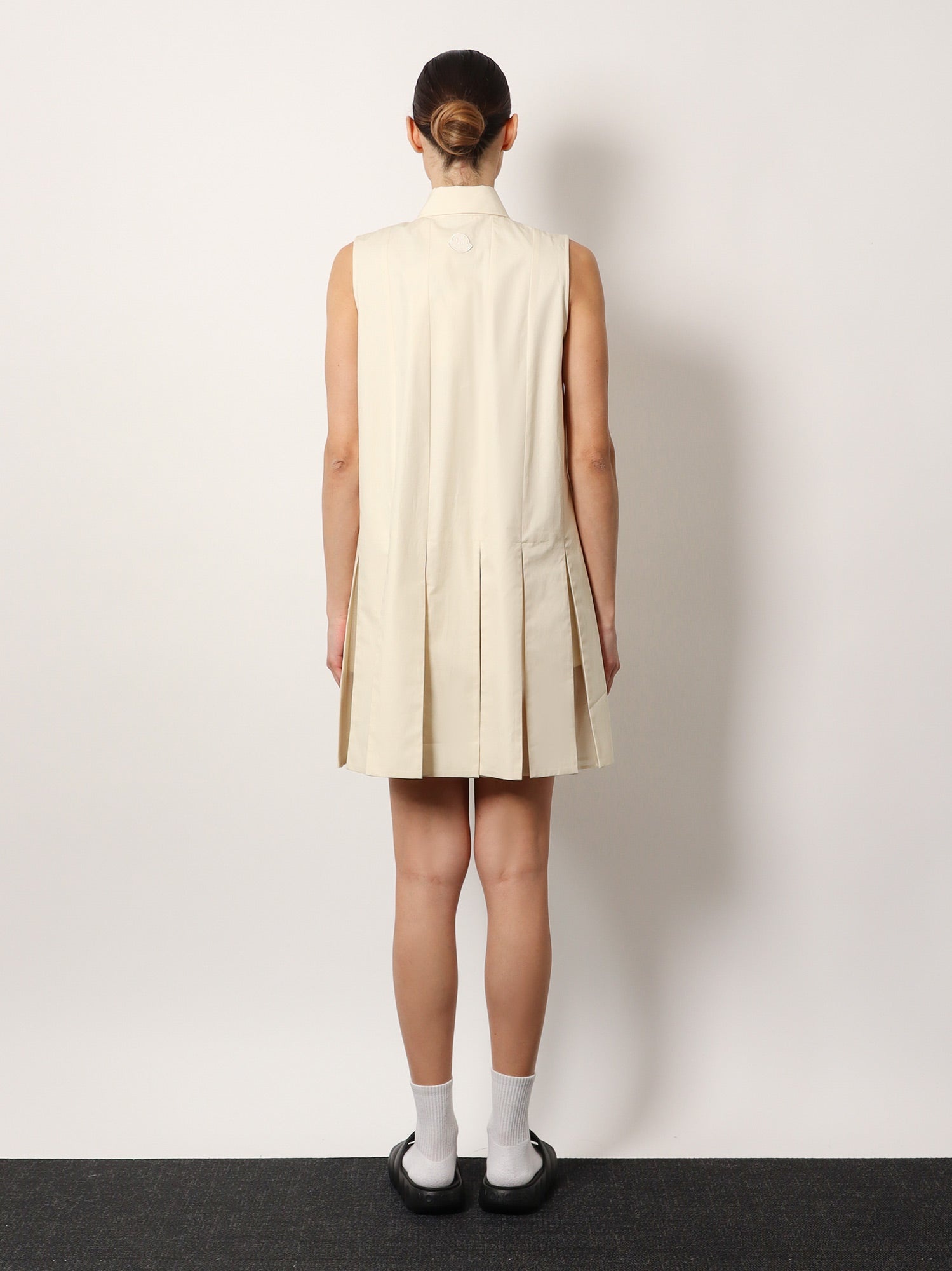 ワンピース MONCLER Cotton and silk mini chemisier dress Moncler Cotton and silk mini chemisier dress