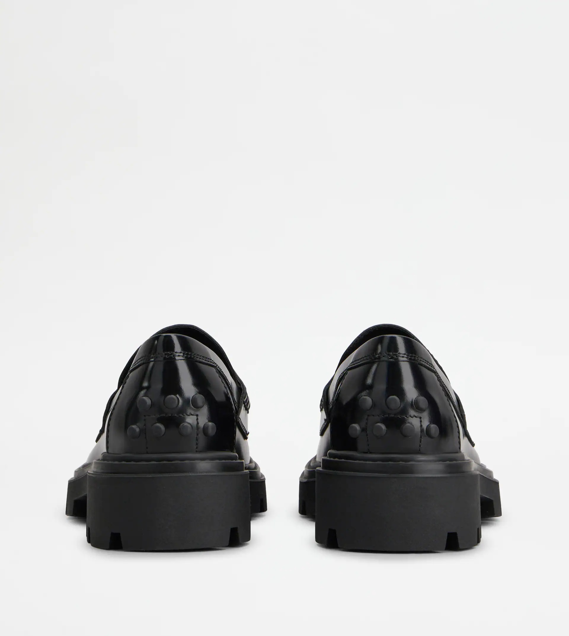 Tod's TOD'S LOAFERS IN LEATHER - BLACK | REVERSIBLE