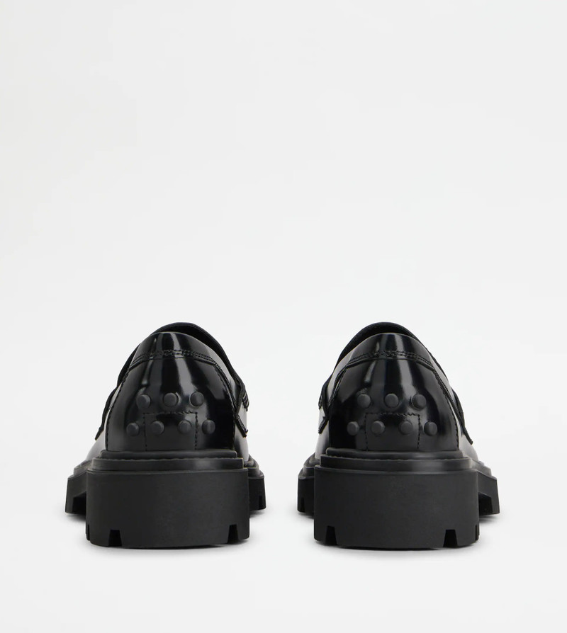Tod's TOD'S LOAFERS IN LEATHER - BLACK outlook