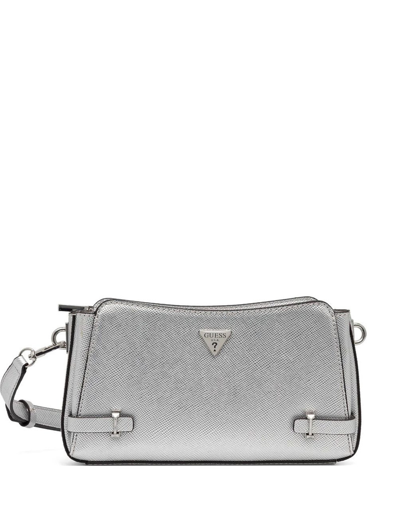metallic-finish satchel bag 1