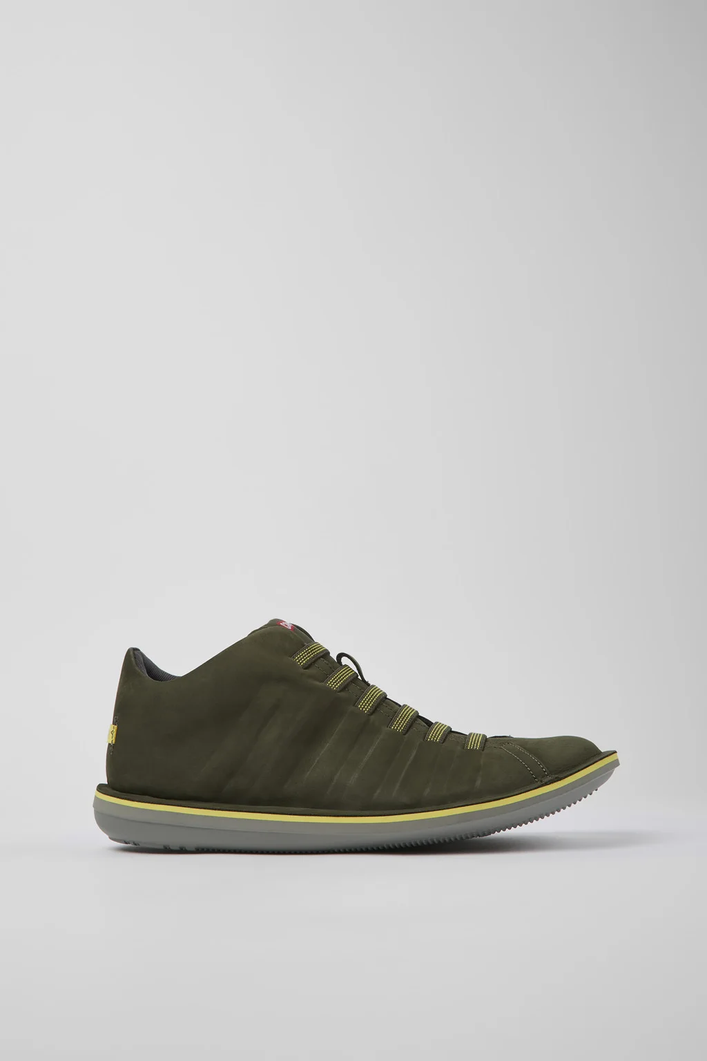 Beetle Green nubuck sneakers - 1