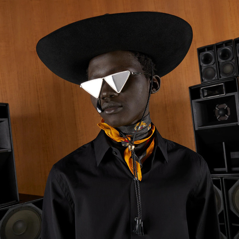 Tiger print cotton scarf 3