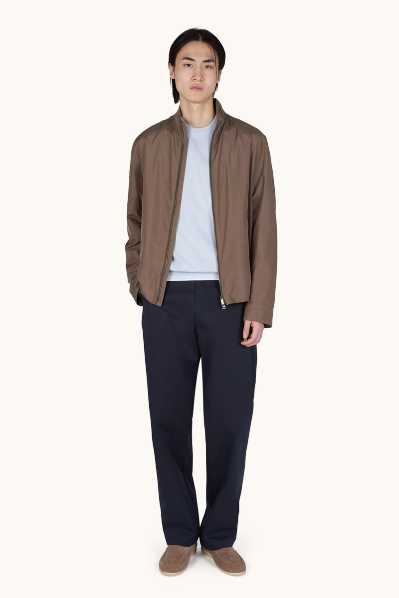 Paul & Shark TYPHOON® SILK BLOUSON WITH AQUALEATHER SUEDE DETAILS outlook
