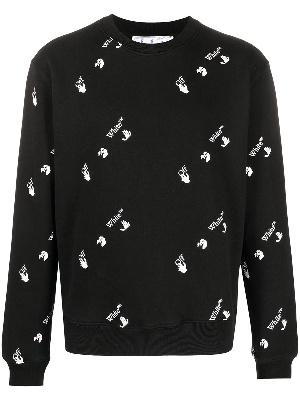 all-over logo sweatshirt - 1