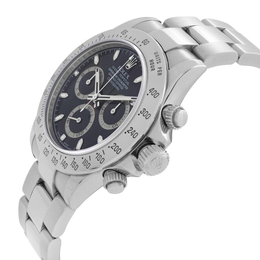 Pre-owned Rolex Cosmograph Daytona Chronograph Automatic Chronometer Black Dial Men's Watch 116520 B - 3