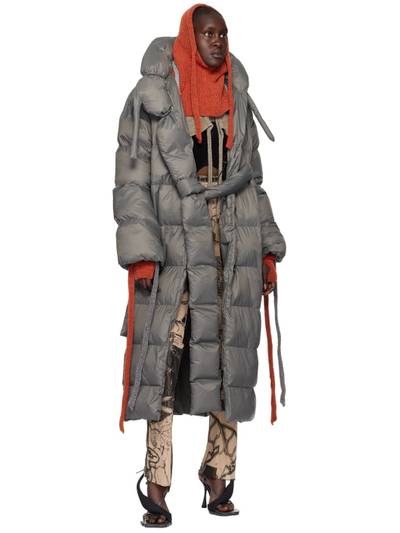 OTTOLINGER Gray Laced Puffer Coat outlook