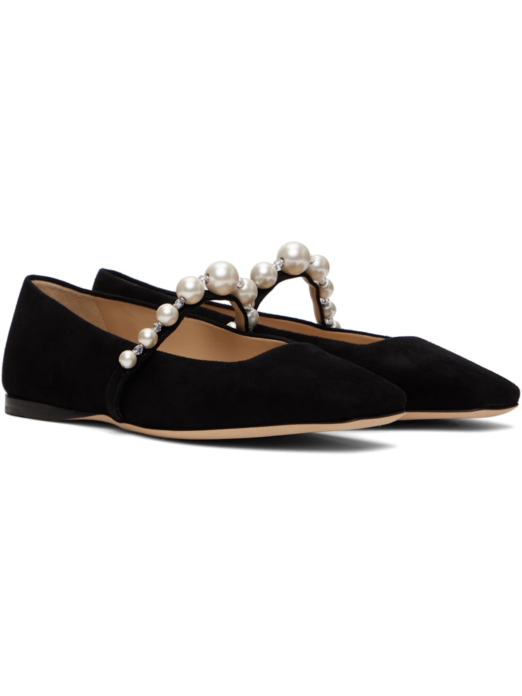 Black Ade Ballerina Flats - 4