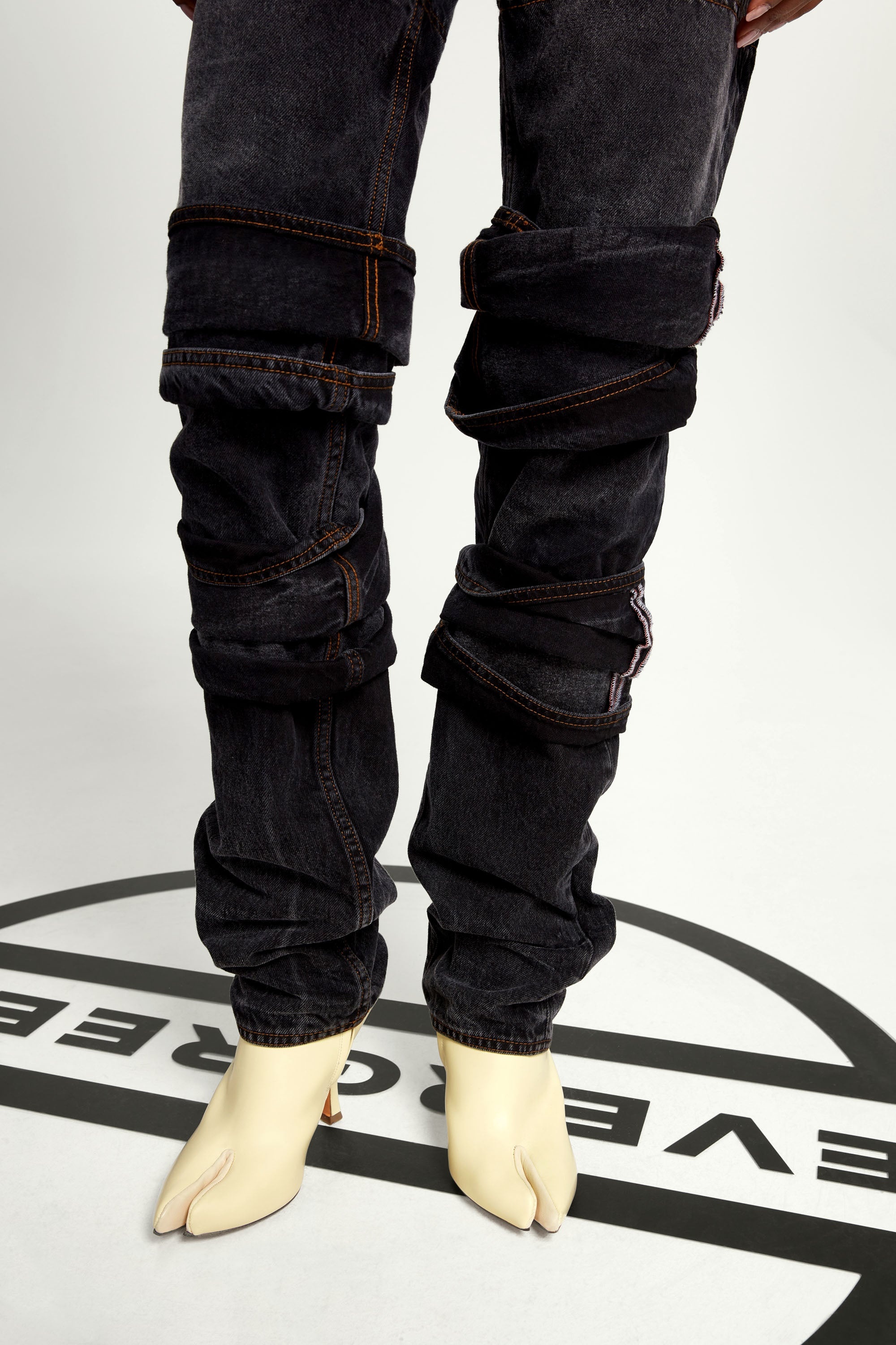 Y/Project Classic Multi Cuff Jeans | REVERSIBLE