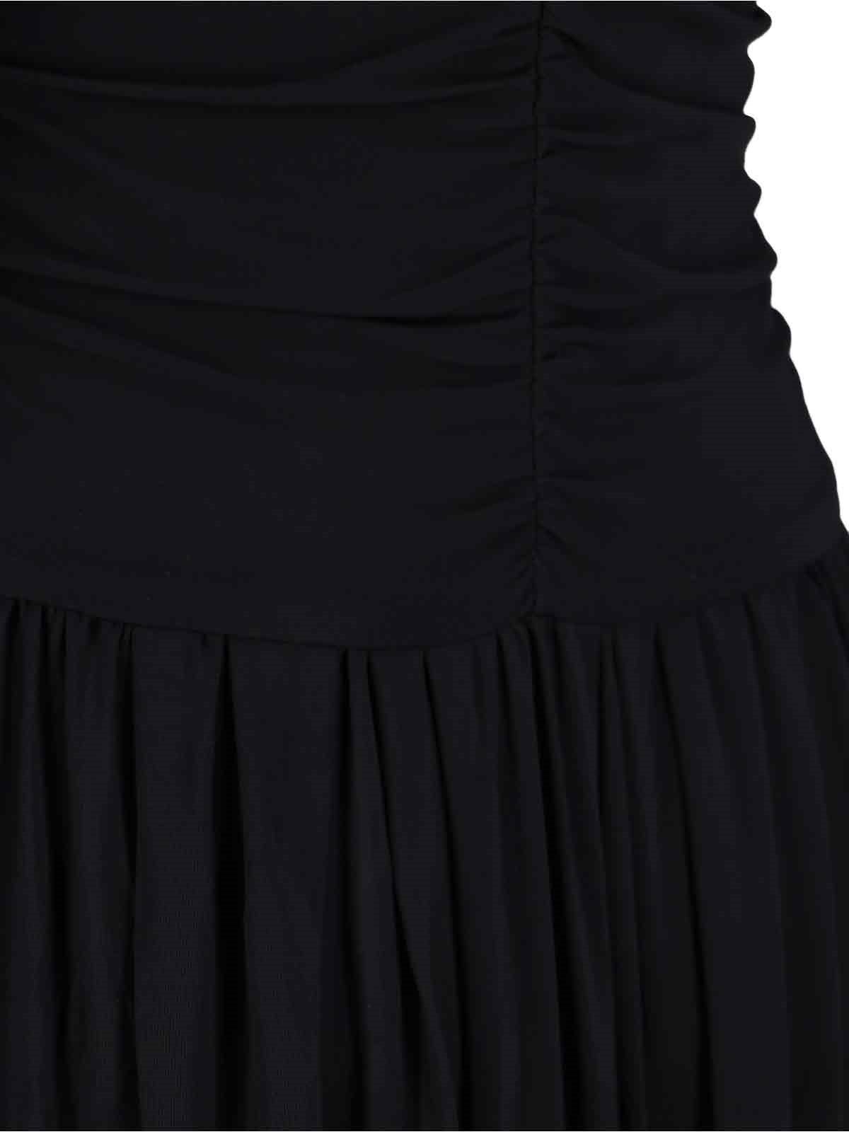 DRAPED MAXI DRESS - 3
