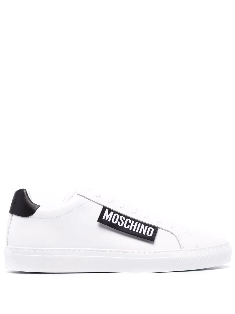 logo patch sneakers - 1