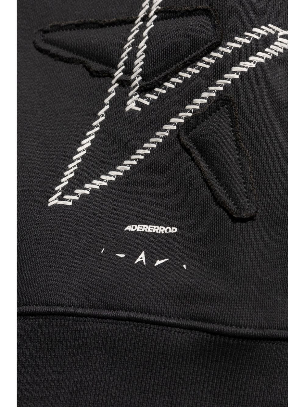 logo embroidered crew neck sweater - 7
