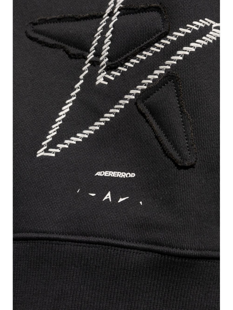 logo embroidered crew neck sweater 7