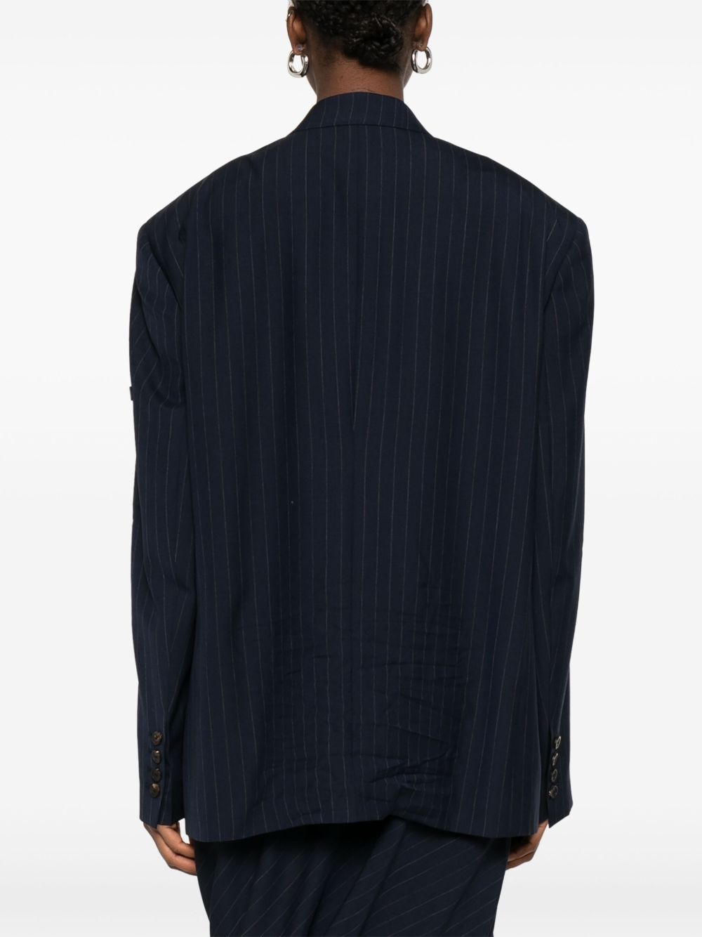 striped blazer - 4