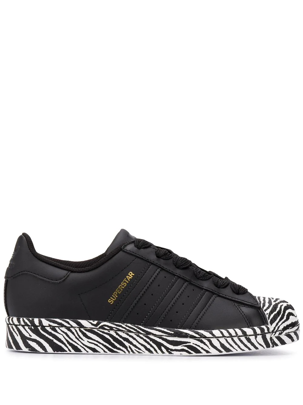 Superstar zebra-print trainers - 1