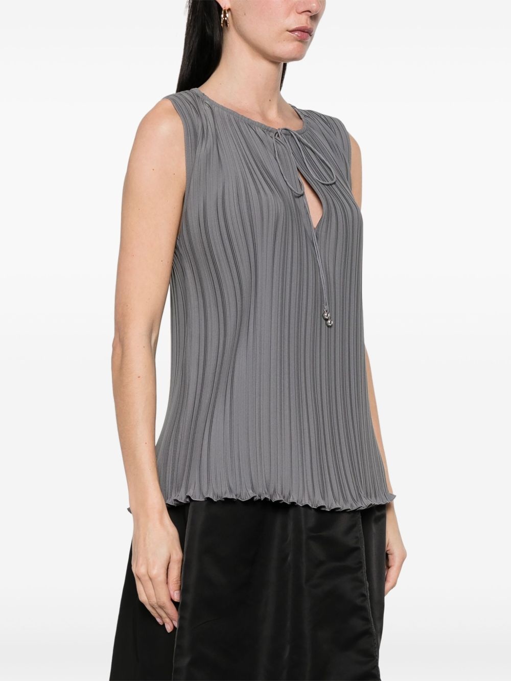plissé-effect blouse - 3