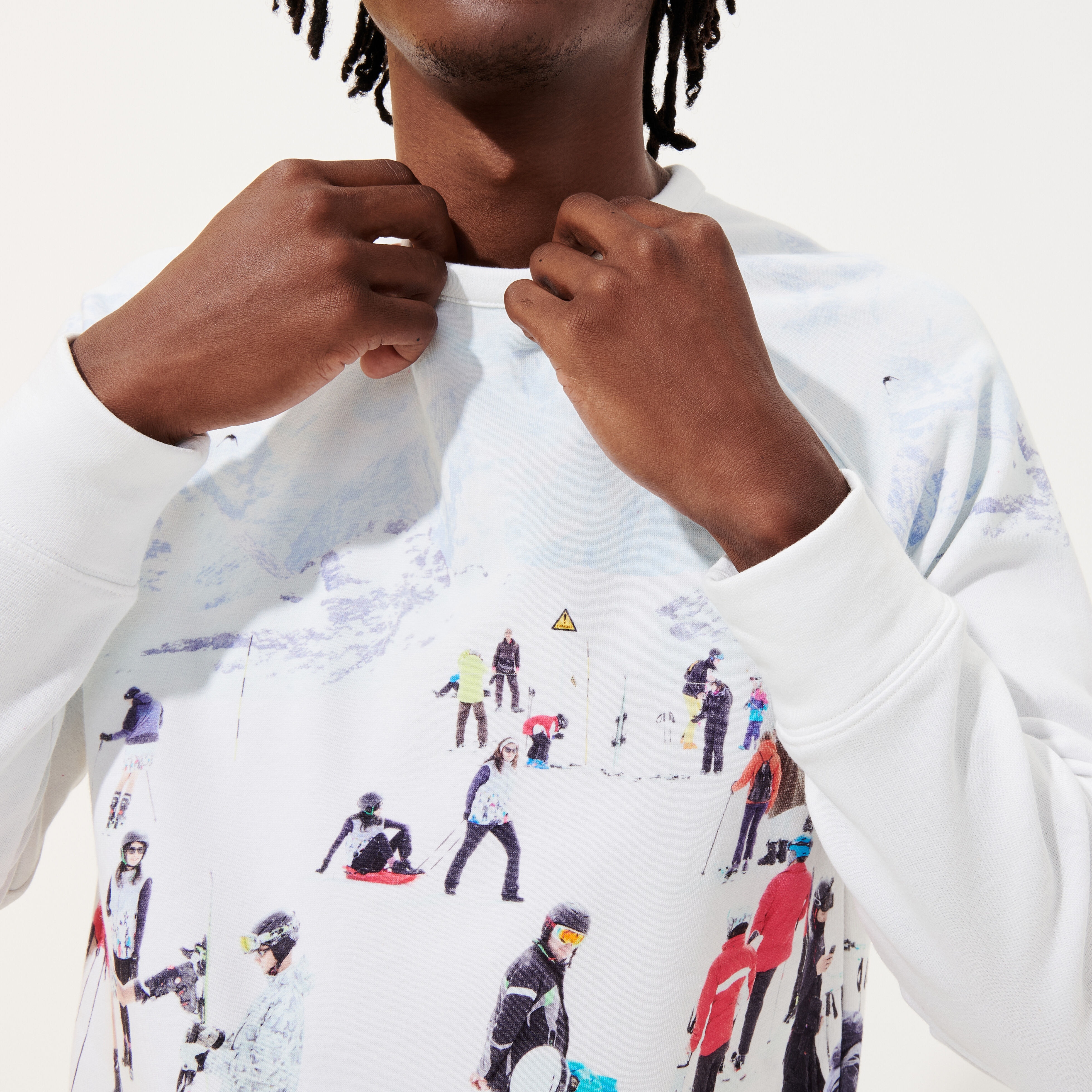 Men Cotton Sweatshirt Ski - Vilebrequin x Massimo Vitali - 6