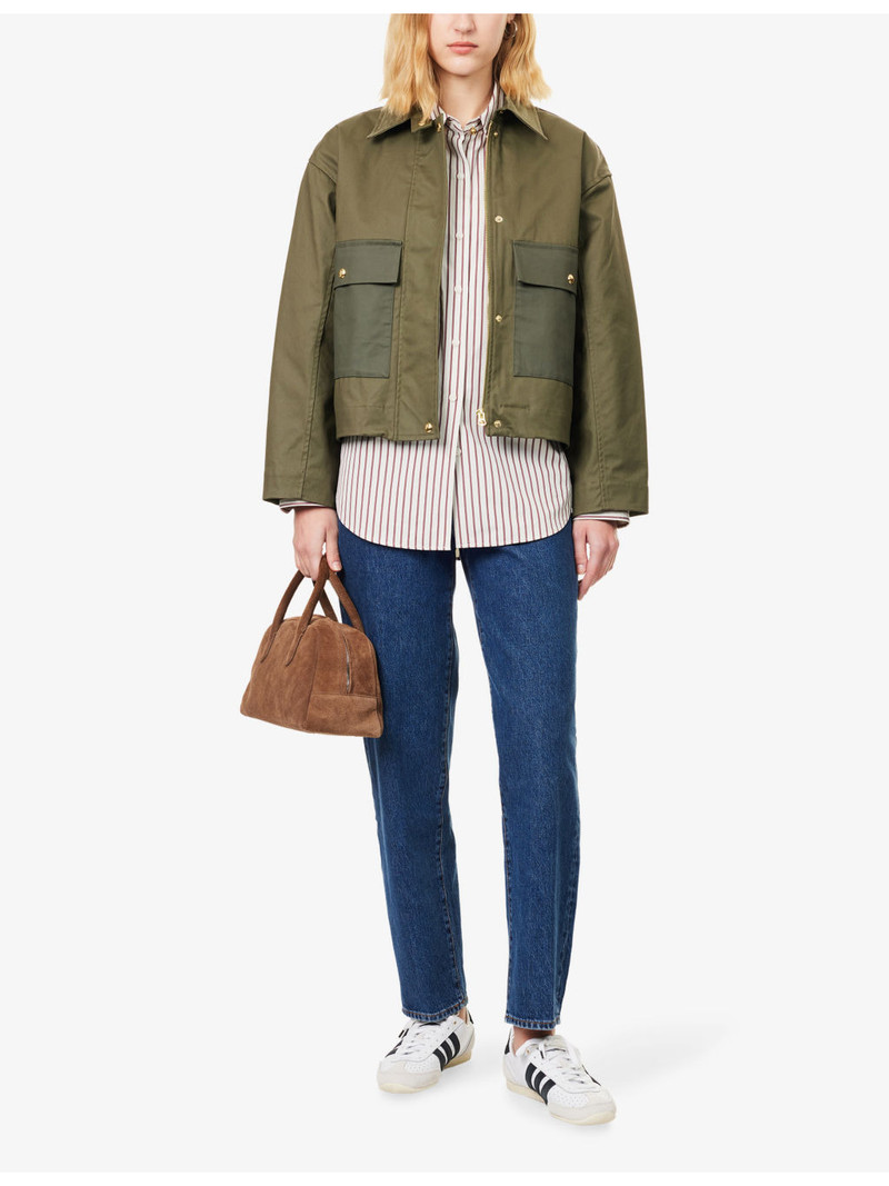 FRAME The Neat Tapered-Leg Denim Jeans outlook