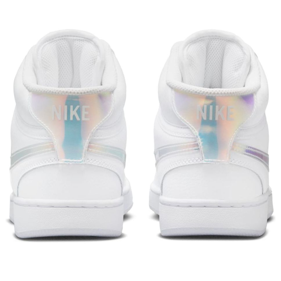 (WMNS) Nike Court Vision Mid 'White Iridescent' FD0819-100 - 5
