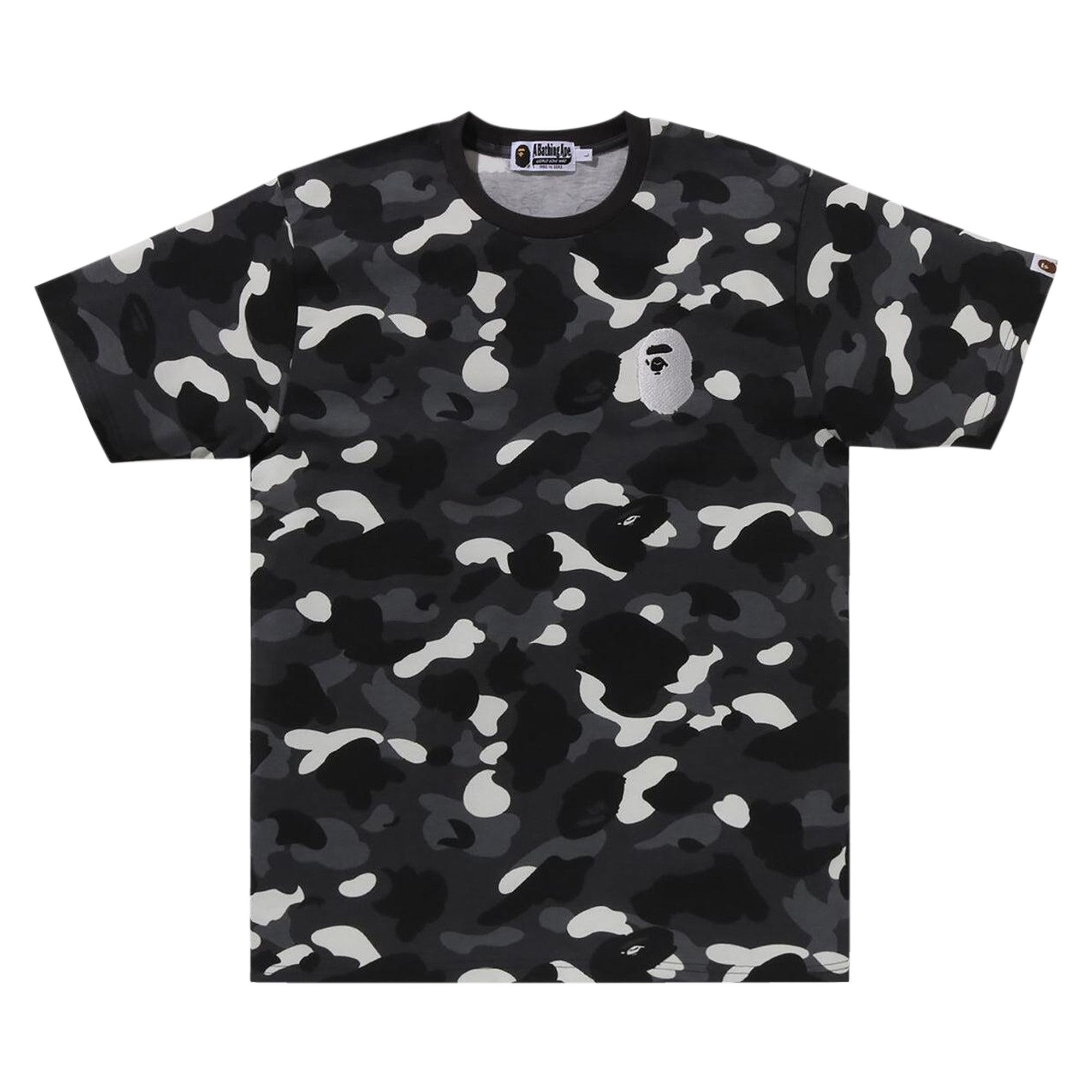 BAPE City Camo Large Ape Head Tee 'Black' - 1