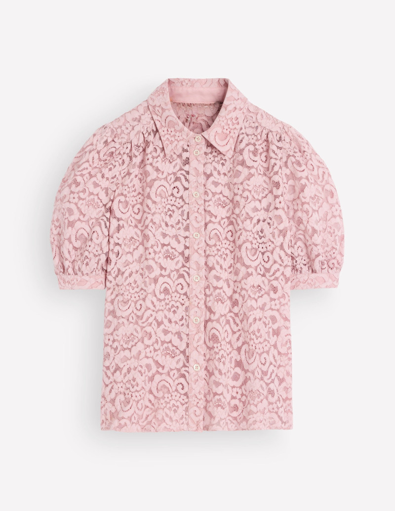 SS Lace Top-Pink Violet 1