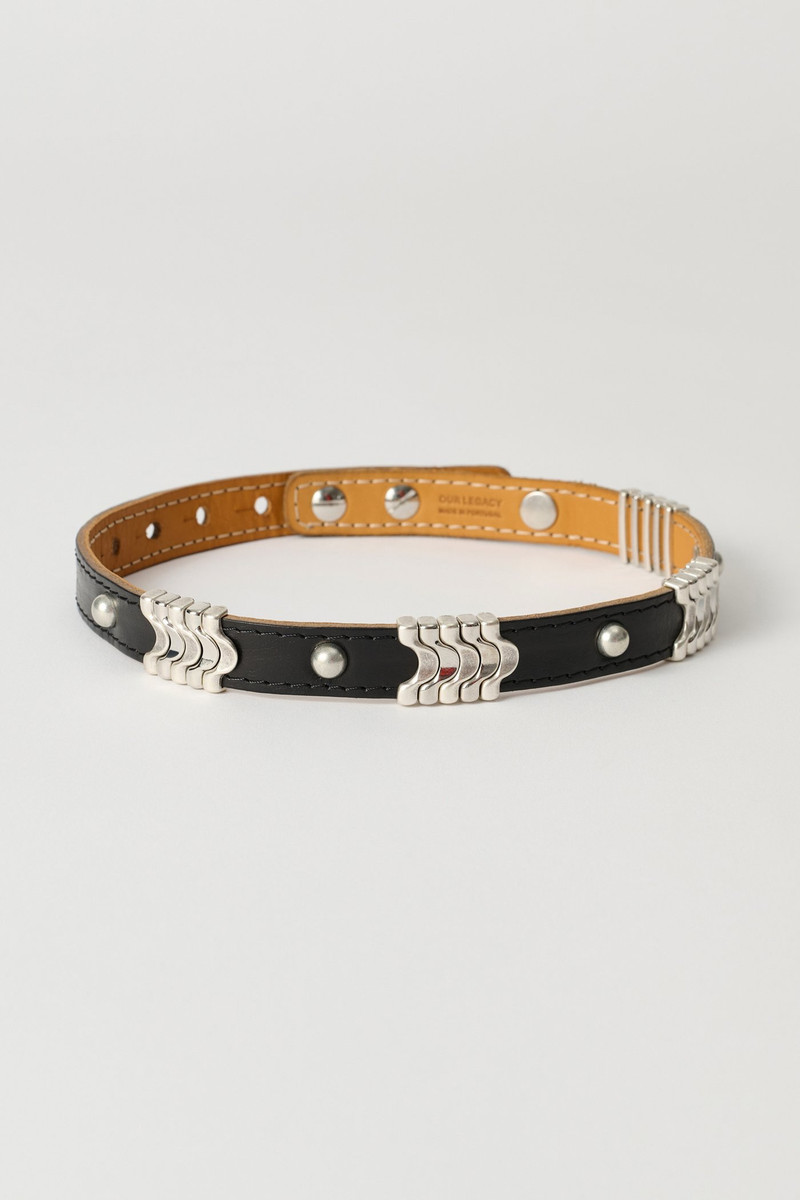 Wave Choker Black Chromexcel Leather 1