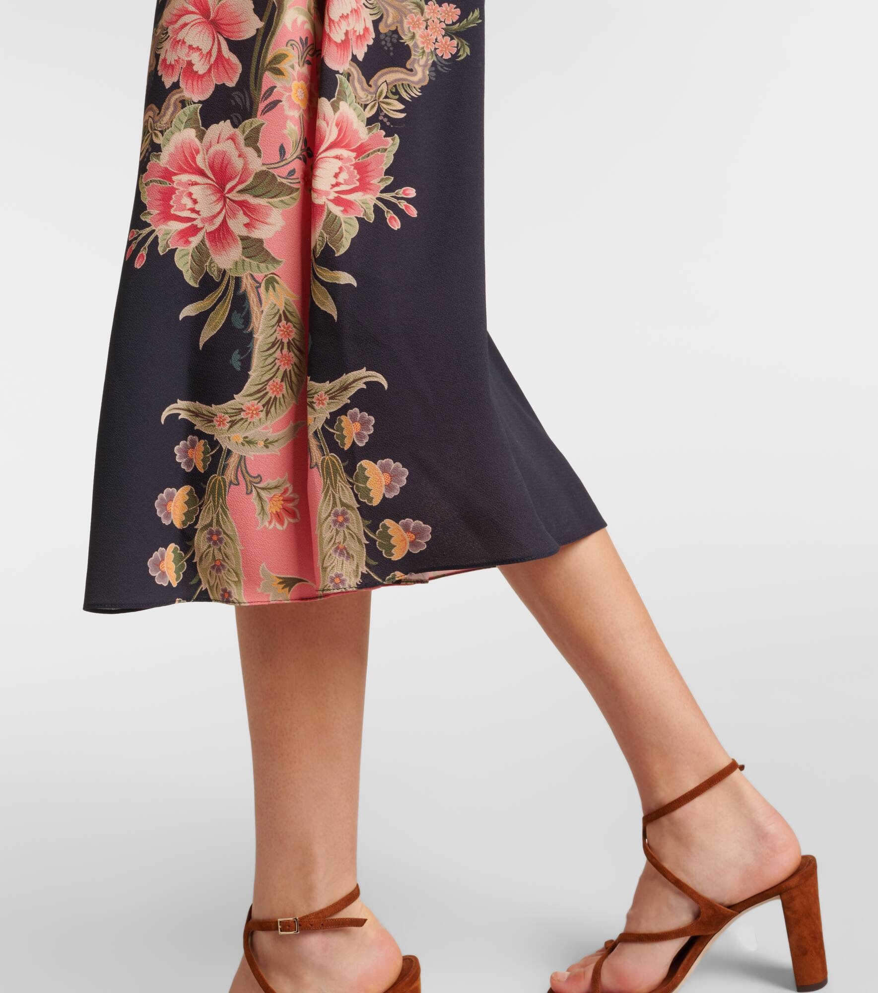 Floral midi dress - 5