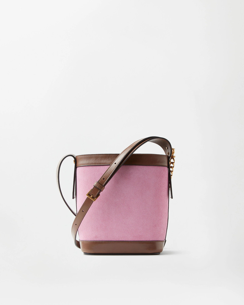 Pivot Mini Suede Bucket Bag 6