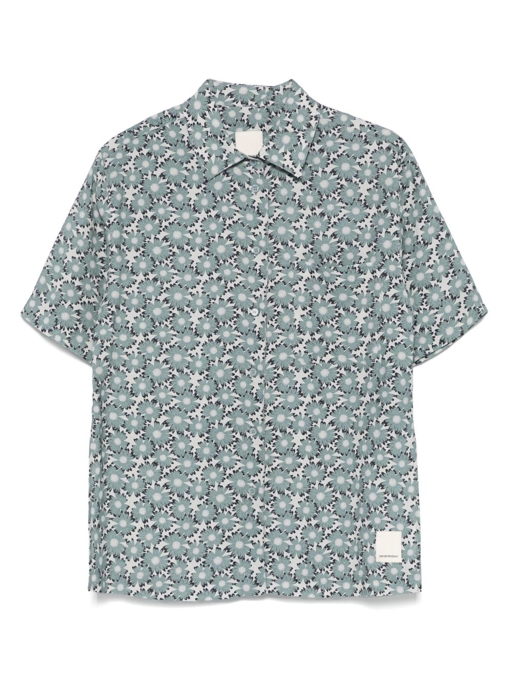 daisy-print shirt - 1