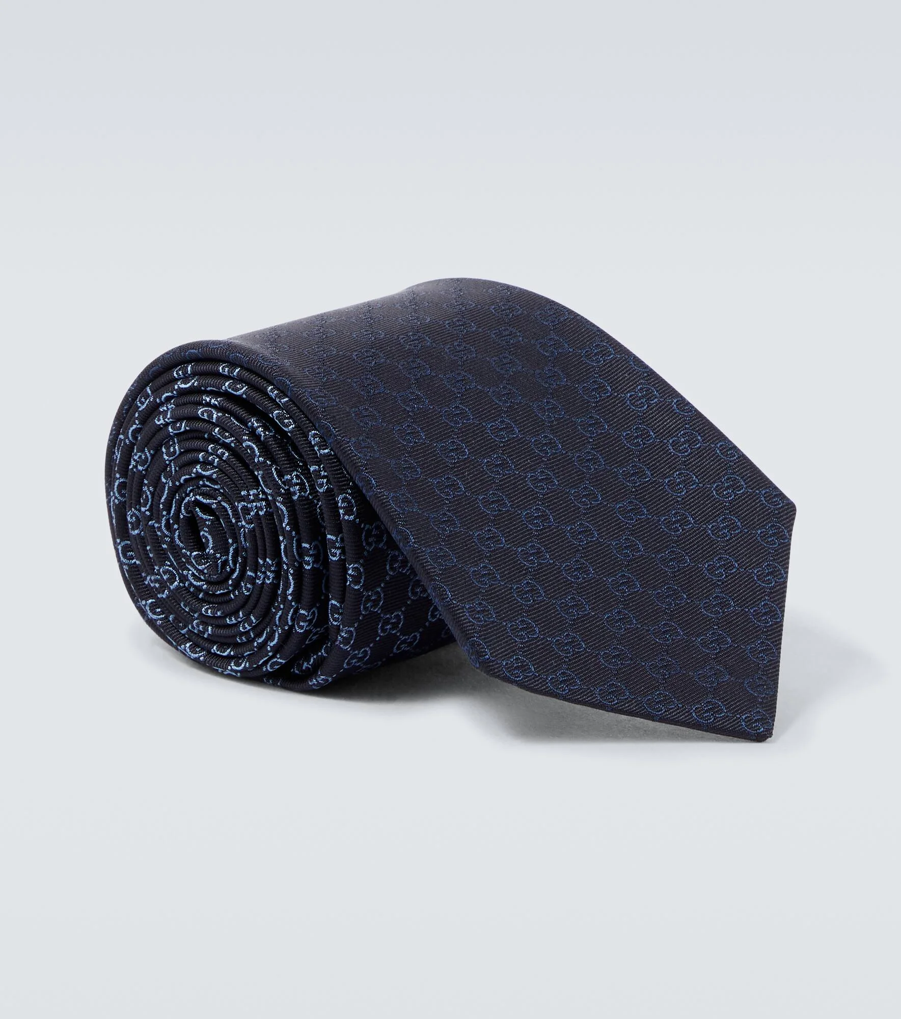 GG silk jacquard tie - 1