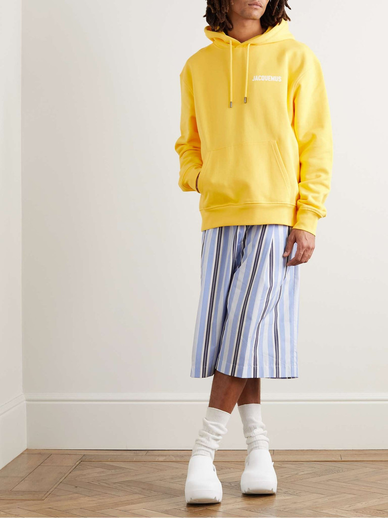 JACQUEMUS Logo-Print Organic Cotton-Jersey Sweatshirt outlook