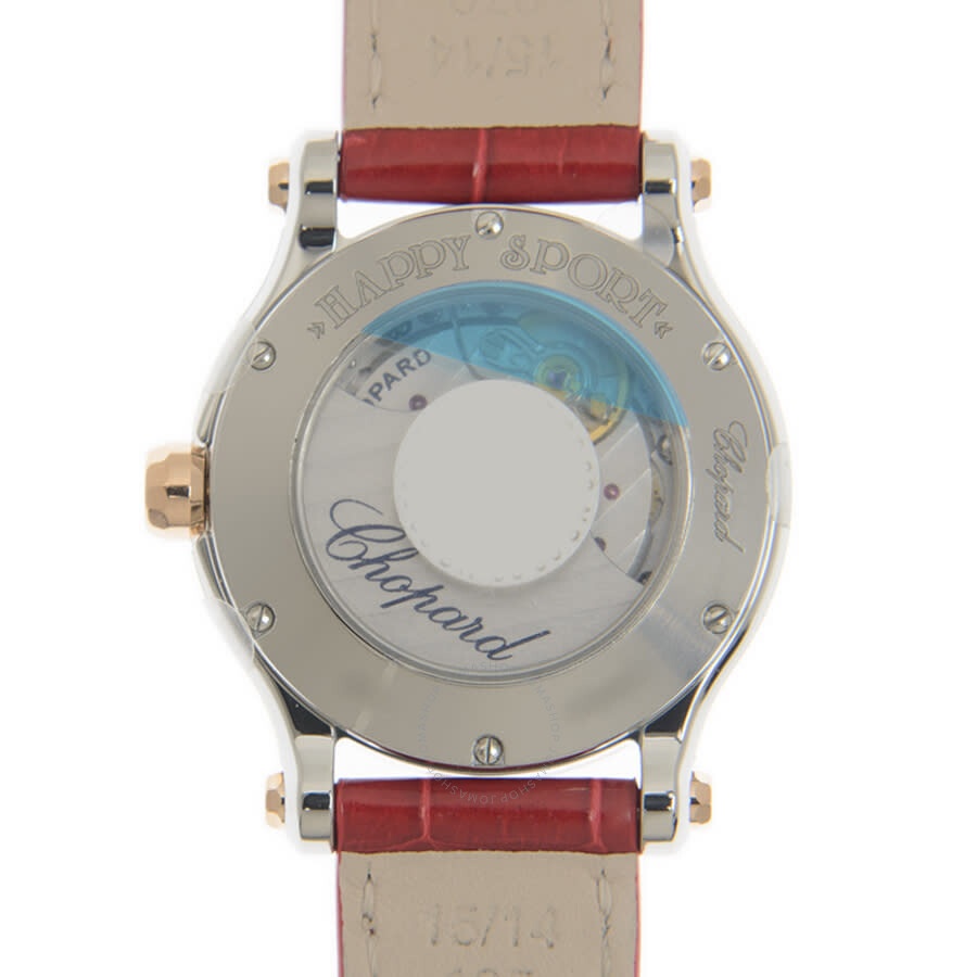 Chopard Happy Sport Automatic Silver Dial Ladies Watch 278573-6026 - 4