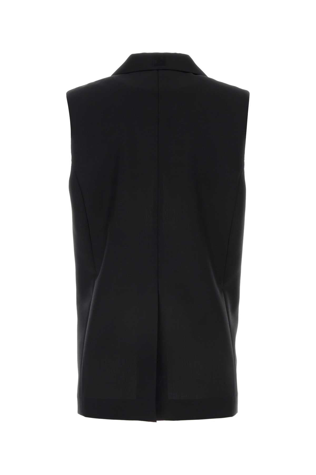 Fendi Women Black Mohair Blend Vest - 4
