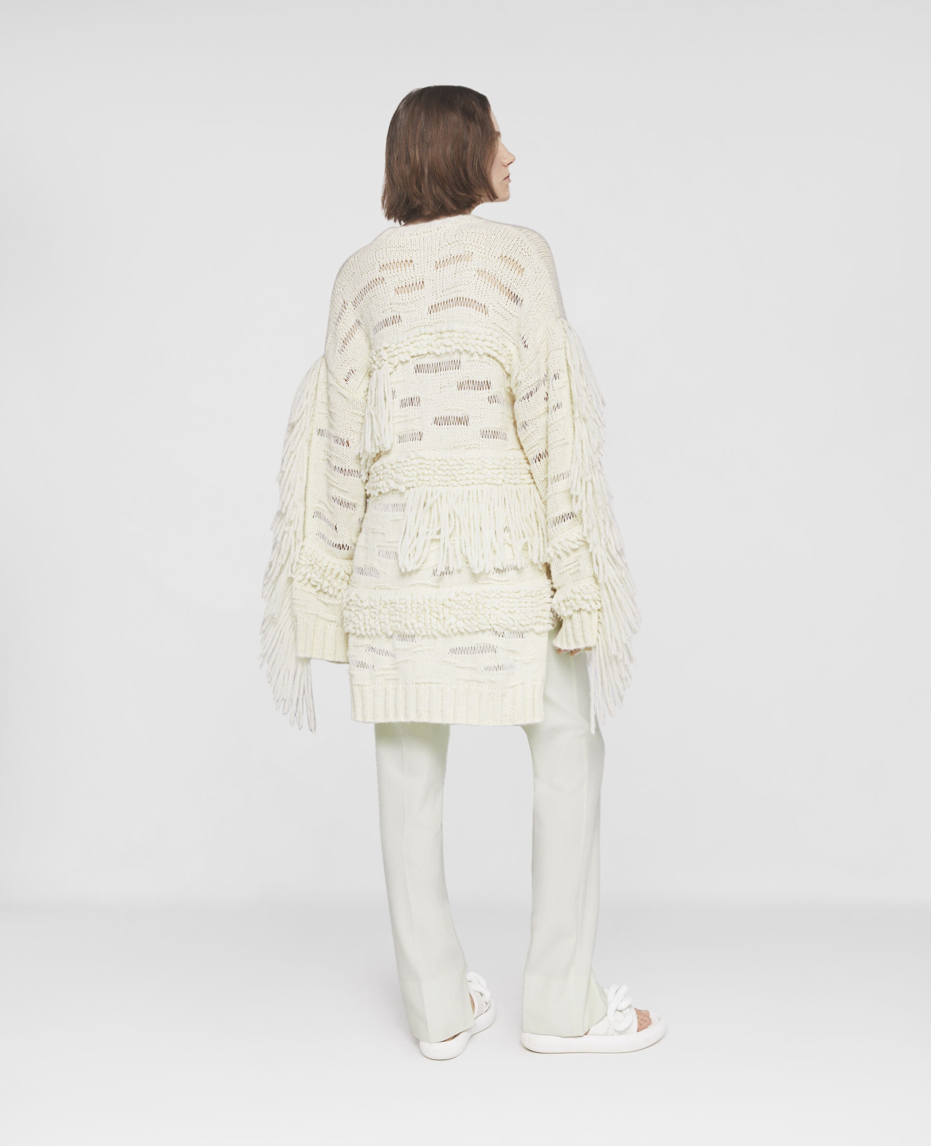 Textured Knit Wool Jumper - 3