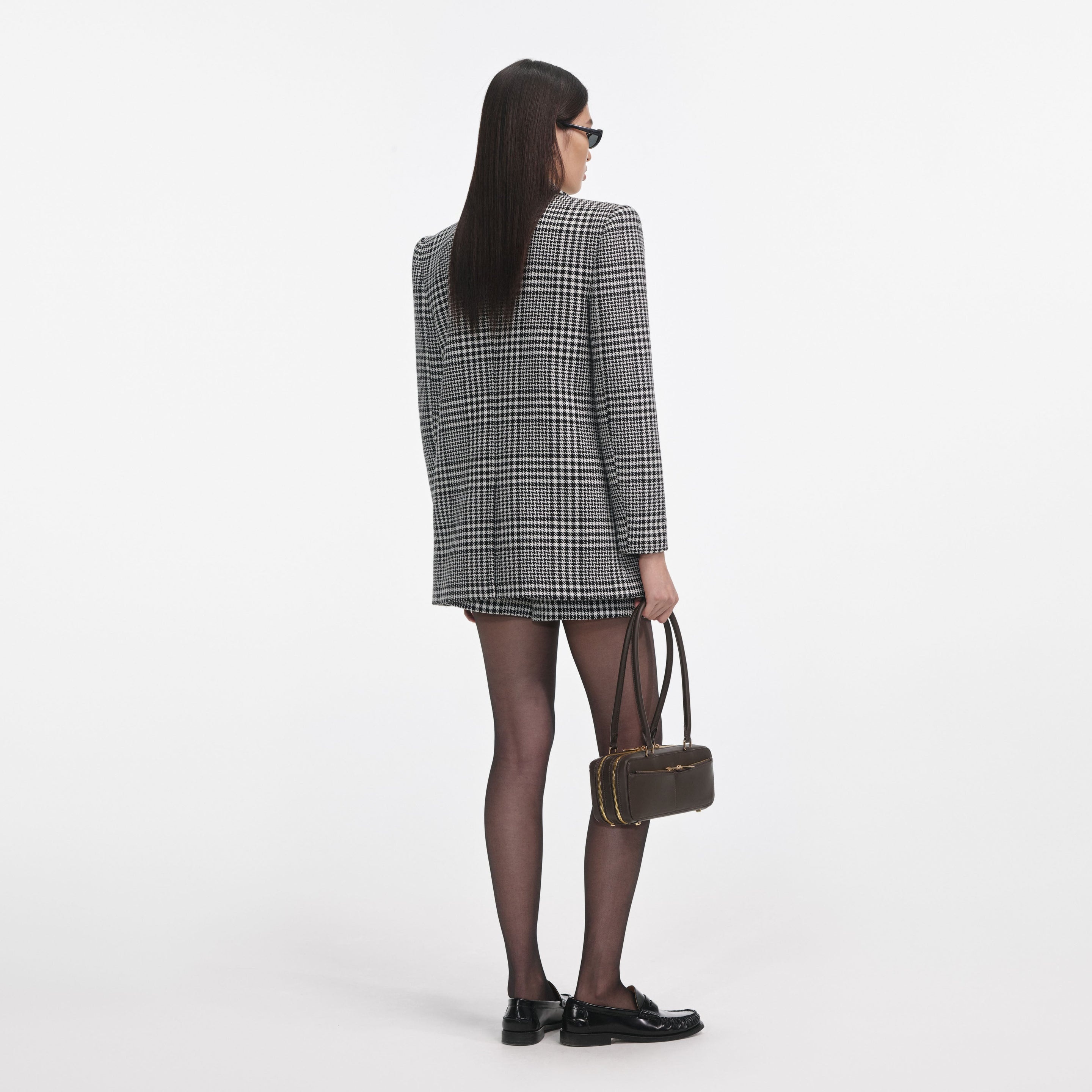 Houndstooth Blazer - 3