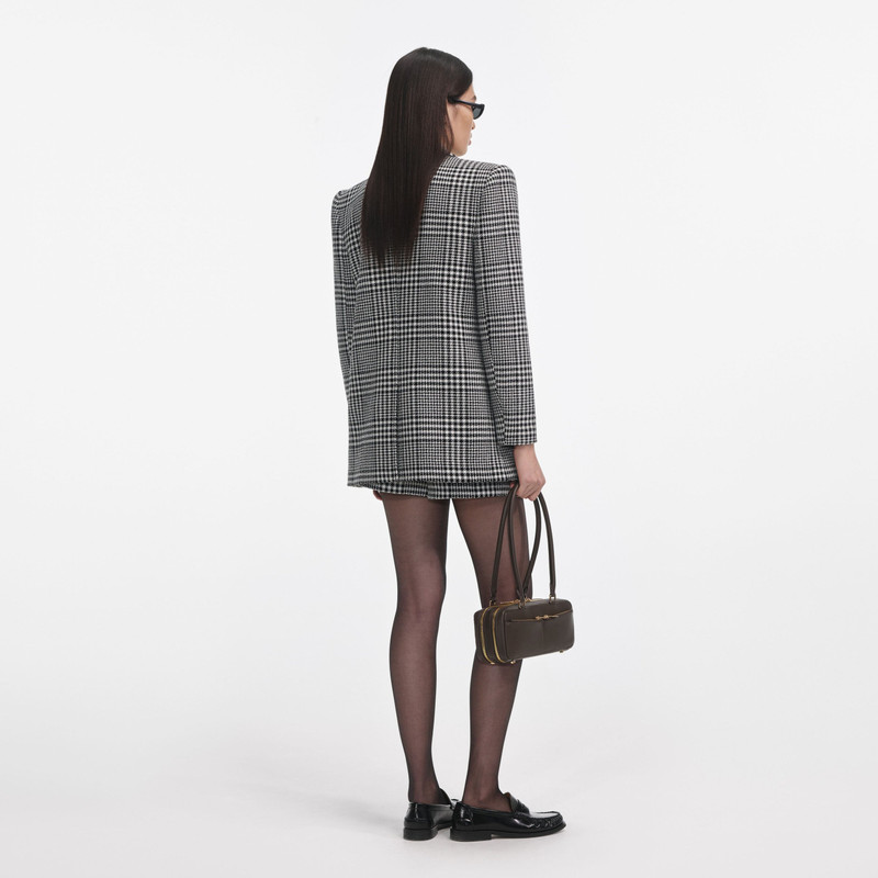 self-portrait Houndstooth Blazer outlook
