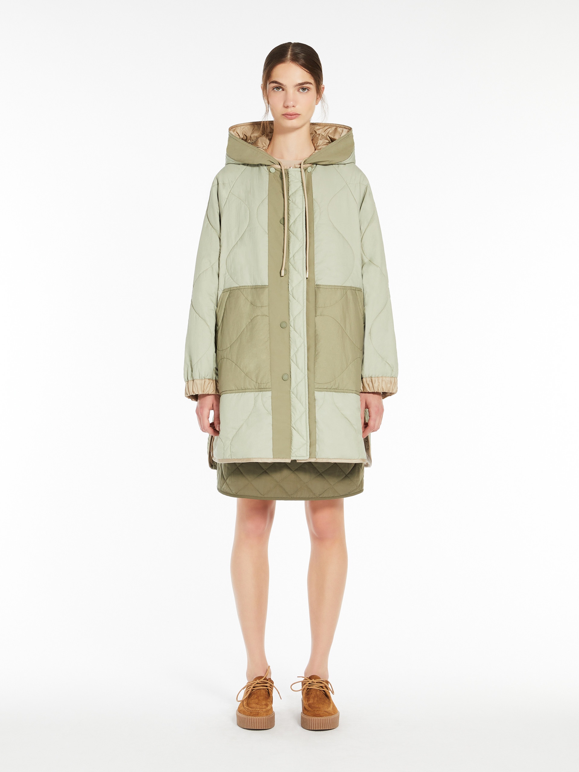 VERANDA Reversible water-repellent canvas parka - 6