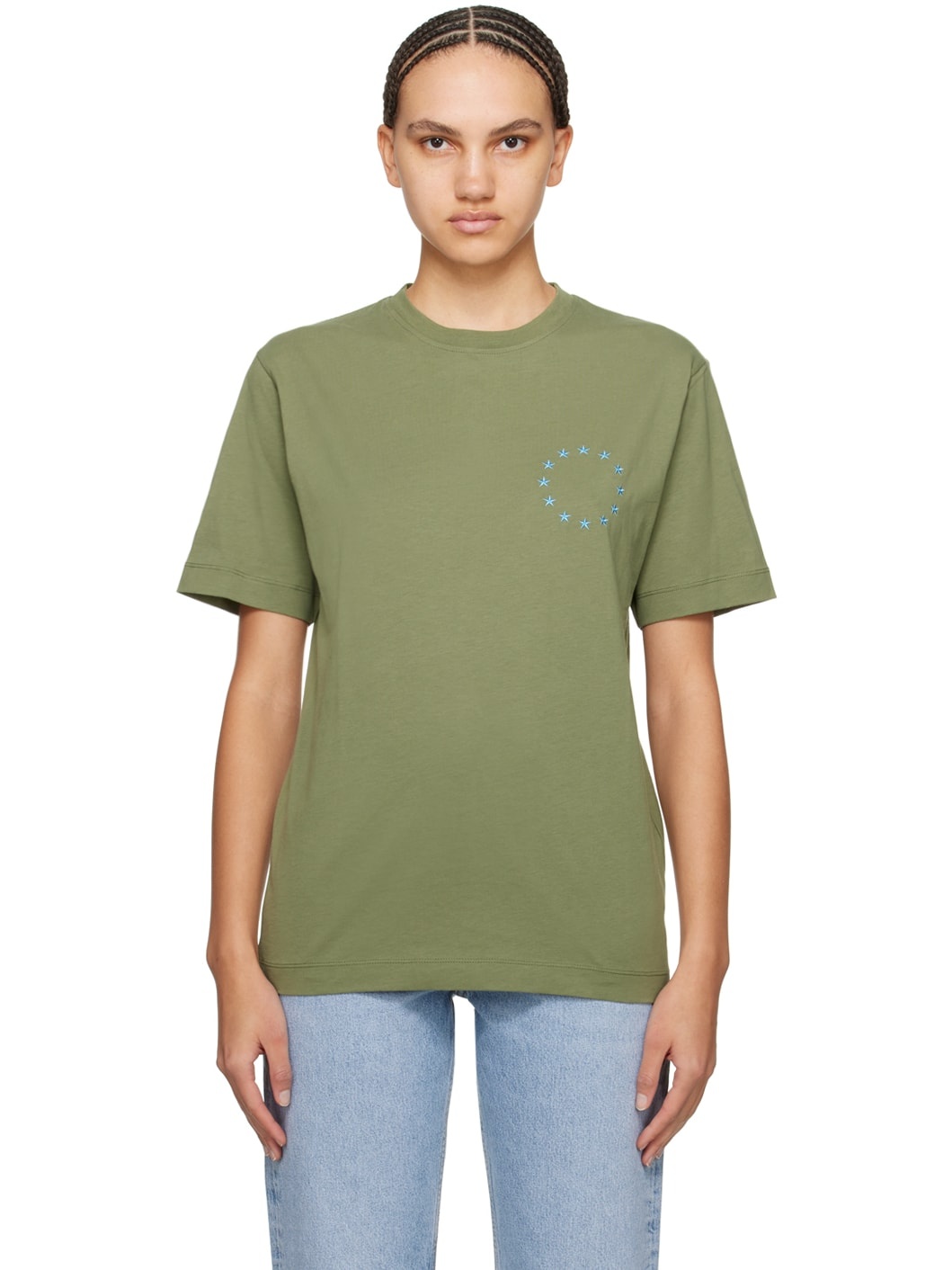 Khaki Wonder Europa Back T-Shirt - 1