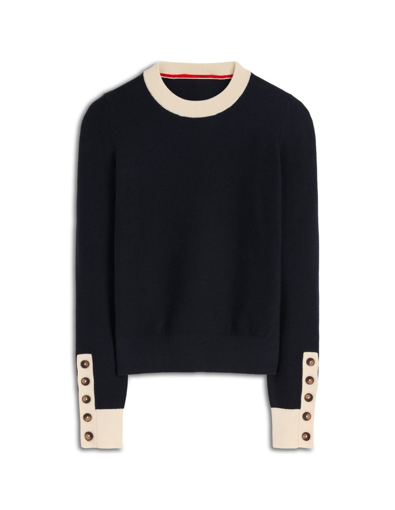Grace Colour Block Sweater-Navy 6