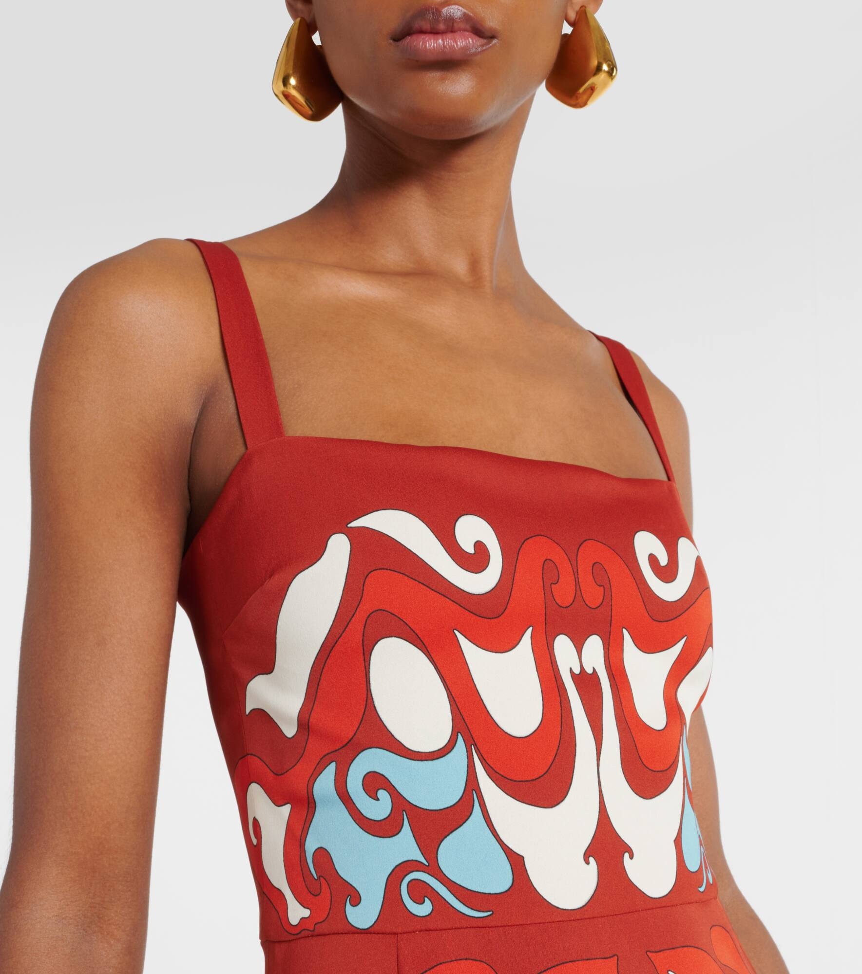 Buy Me A Martini satin midi dress - 4