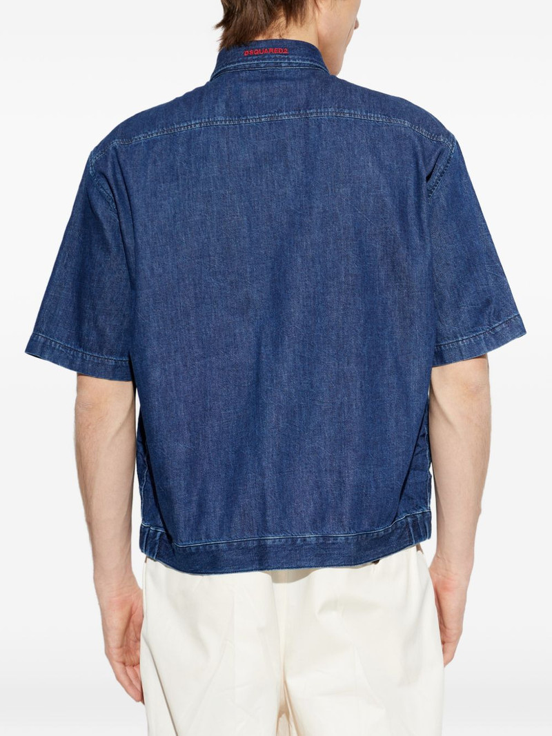 checked denim shirt 4