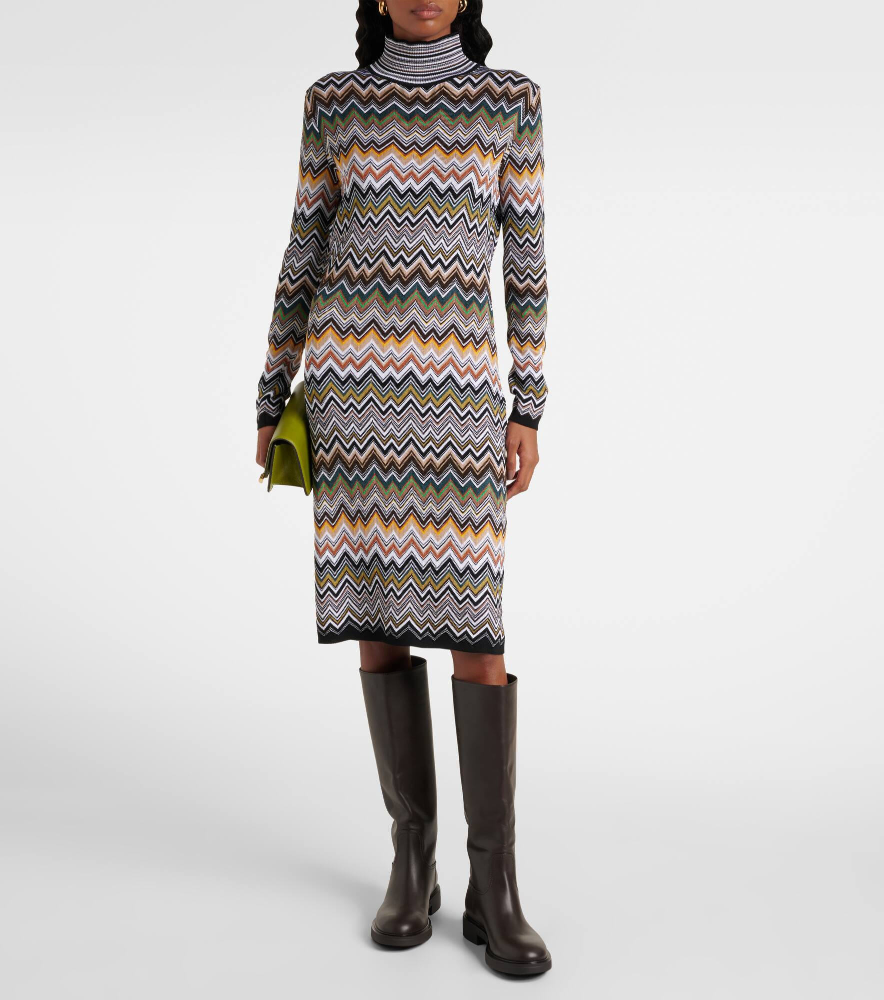 Zigzag midi dress - 2