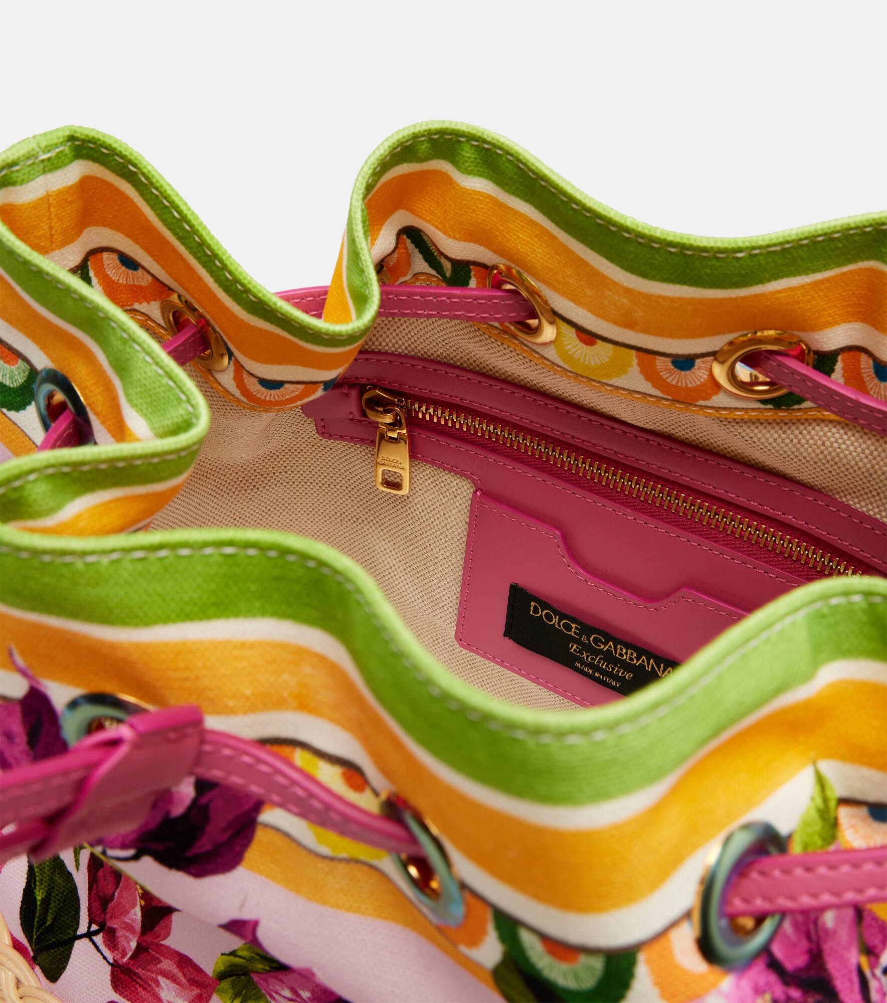 Taormina DG floral bucket bag - 3