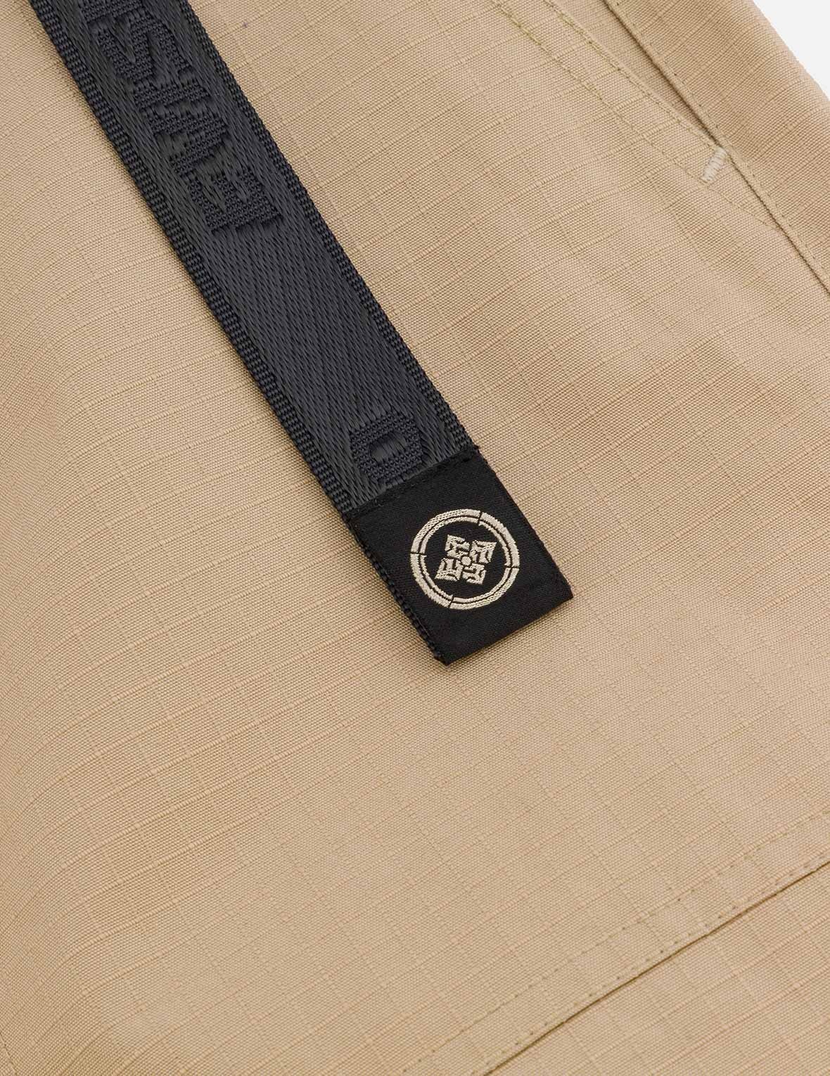 Seagull Embroidery and Logo Print Loose Fit Joggers - 12