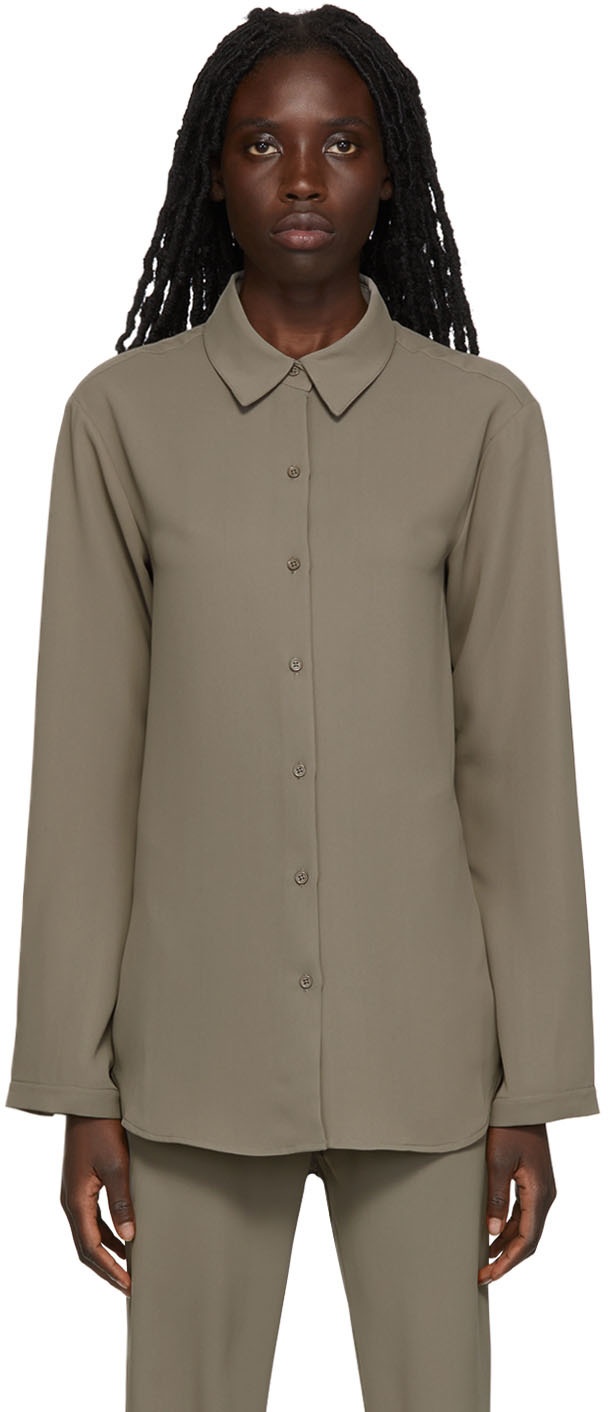 Taupe Staple Shirt - 2
